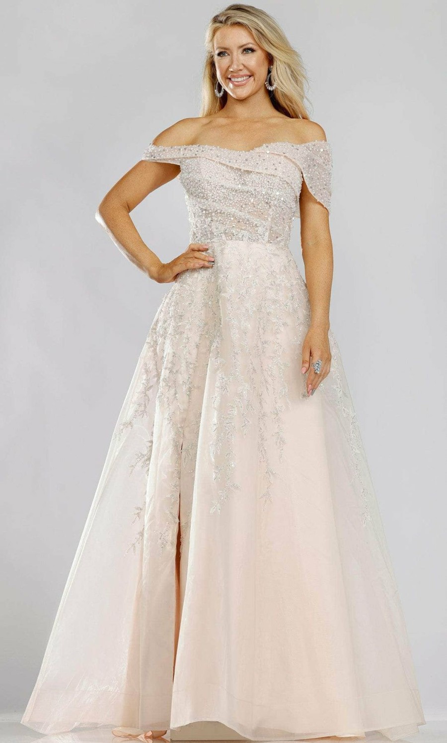 * Cheaper Terani Couture 231E0608 Off Shoulder Gown | Mother Of The Bride Dresses